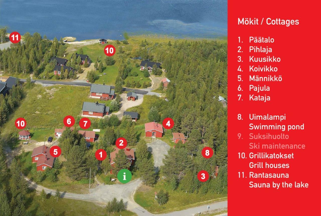 Yllaeksen Yoepuu Villa Äkäslompolo Buitenkant foto